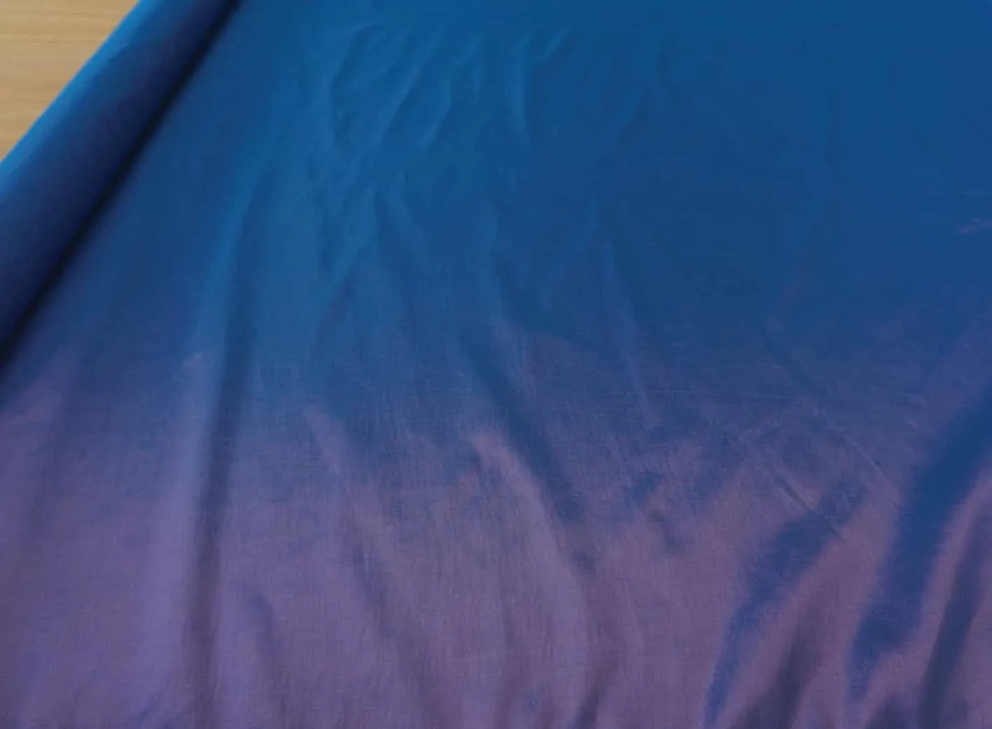 Blue Taffeta with Pink Hue