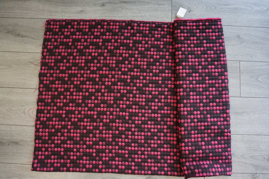 Pink Polka Dot Brocade