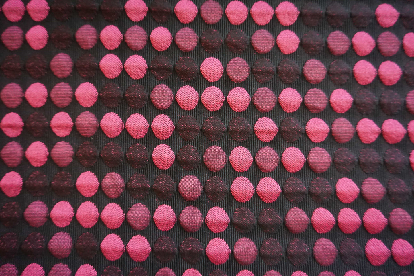 Pink Polka Dot Brocade