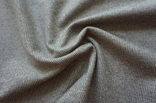 Cream, Brown & Grey Tweed Fabric