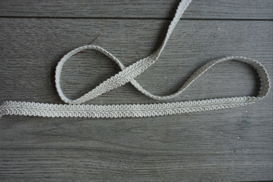 White Gimp Braid Trim