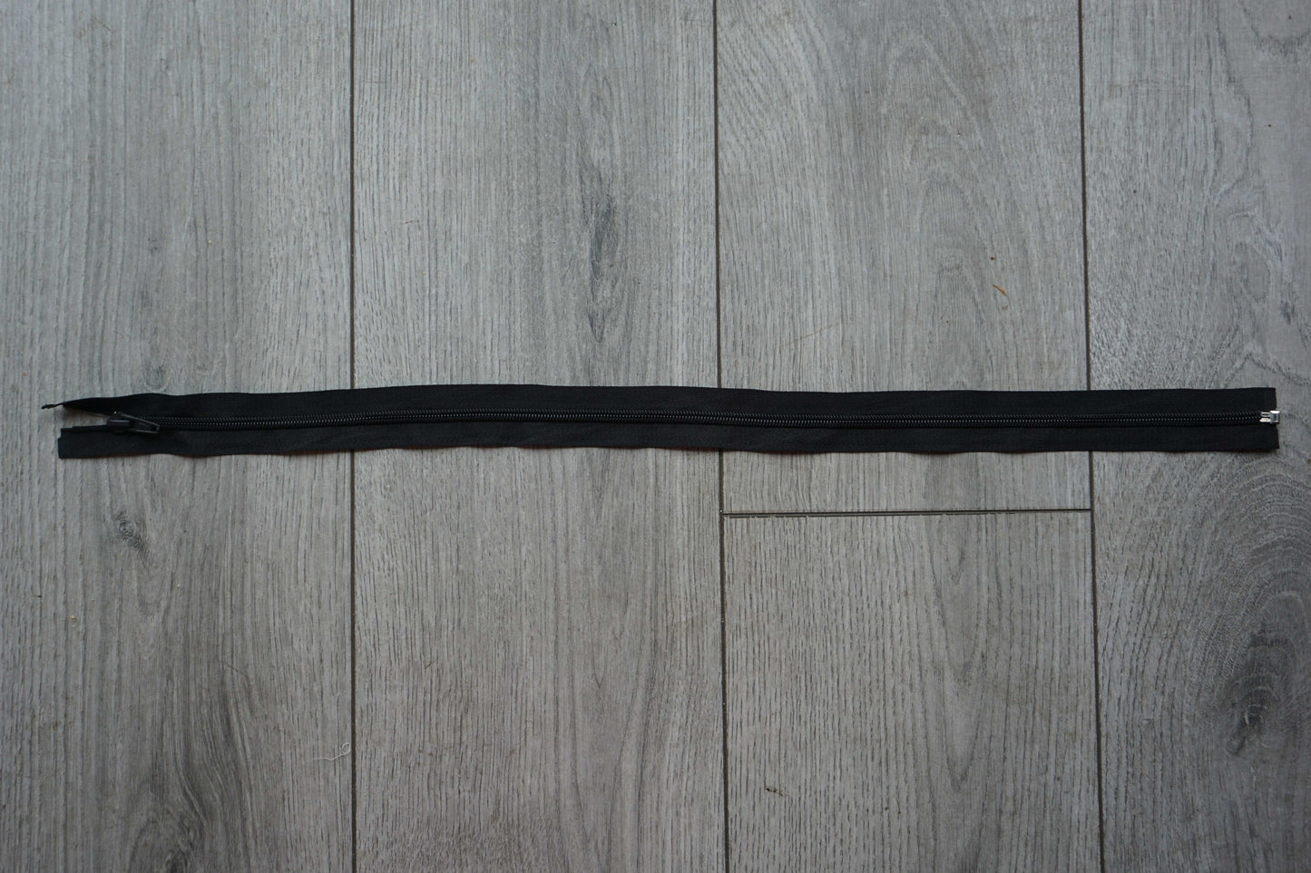 Black Plastic Teeth Open-Ended Zipper