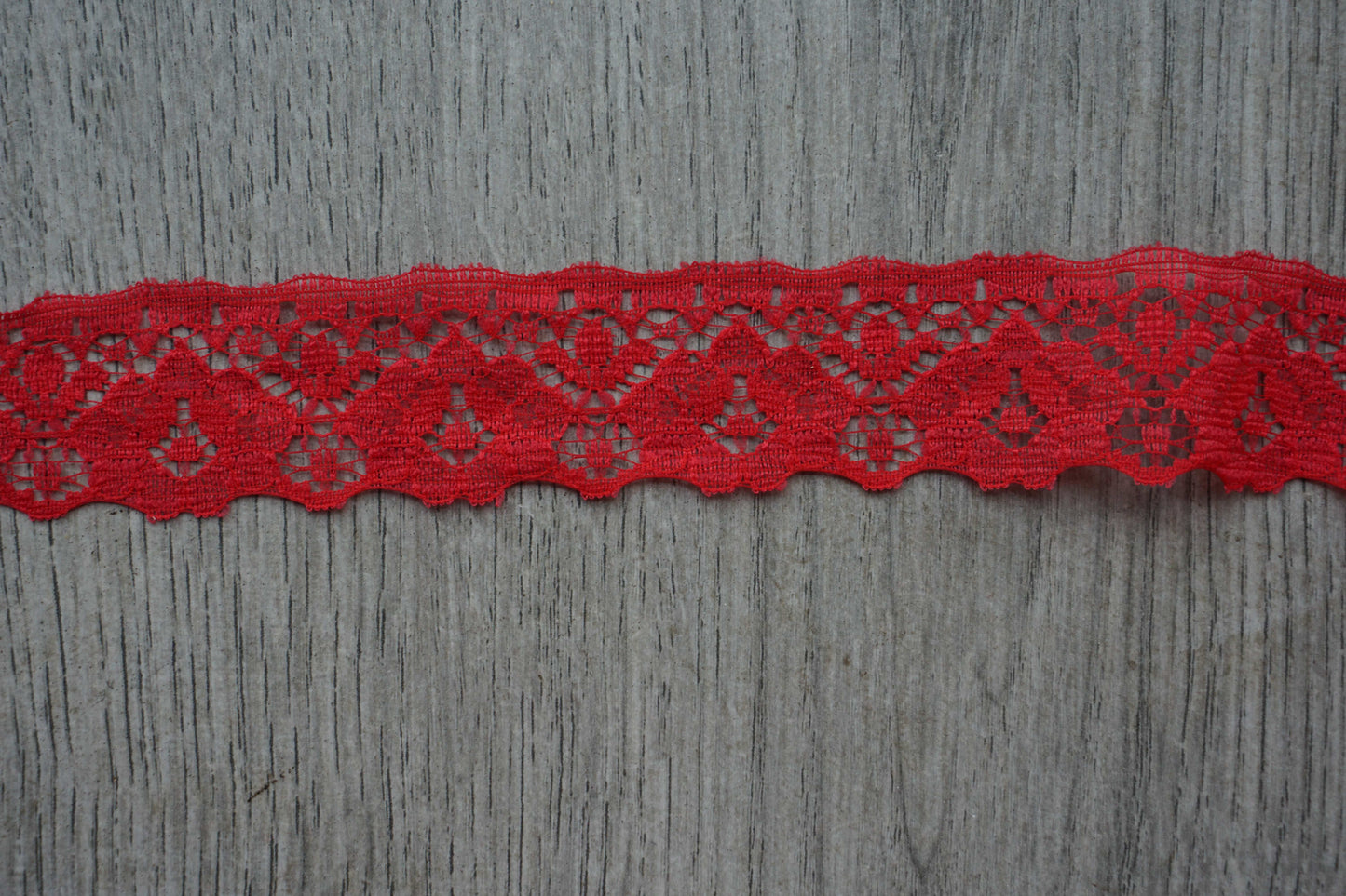 Red Lace Trim