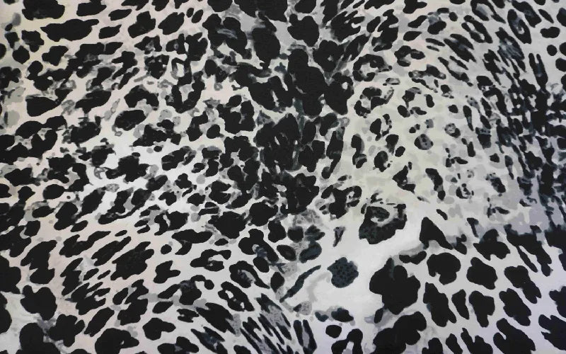 Animal Print Crepe Fabric