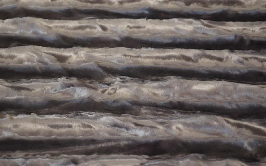 Sliver Stripe Faux Fur