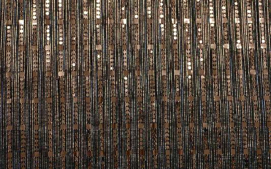 Sequin Bronze Pleated Jersey