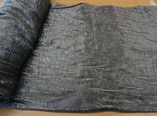 Sliver Crushed Satin