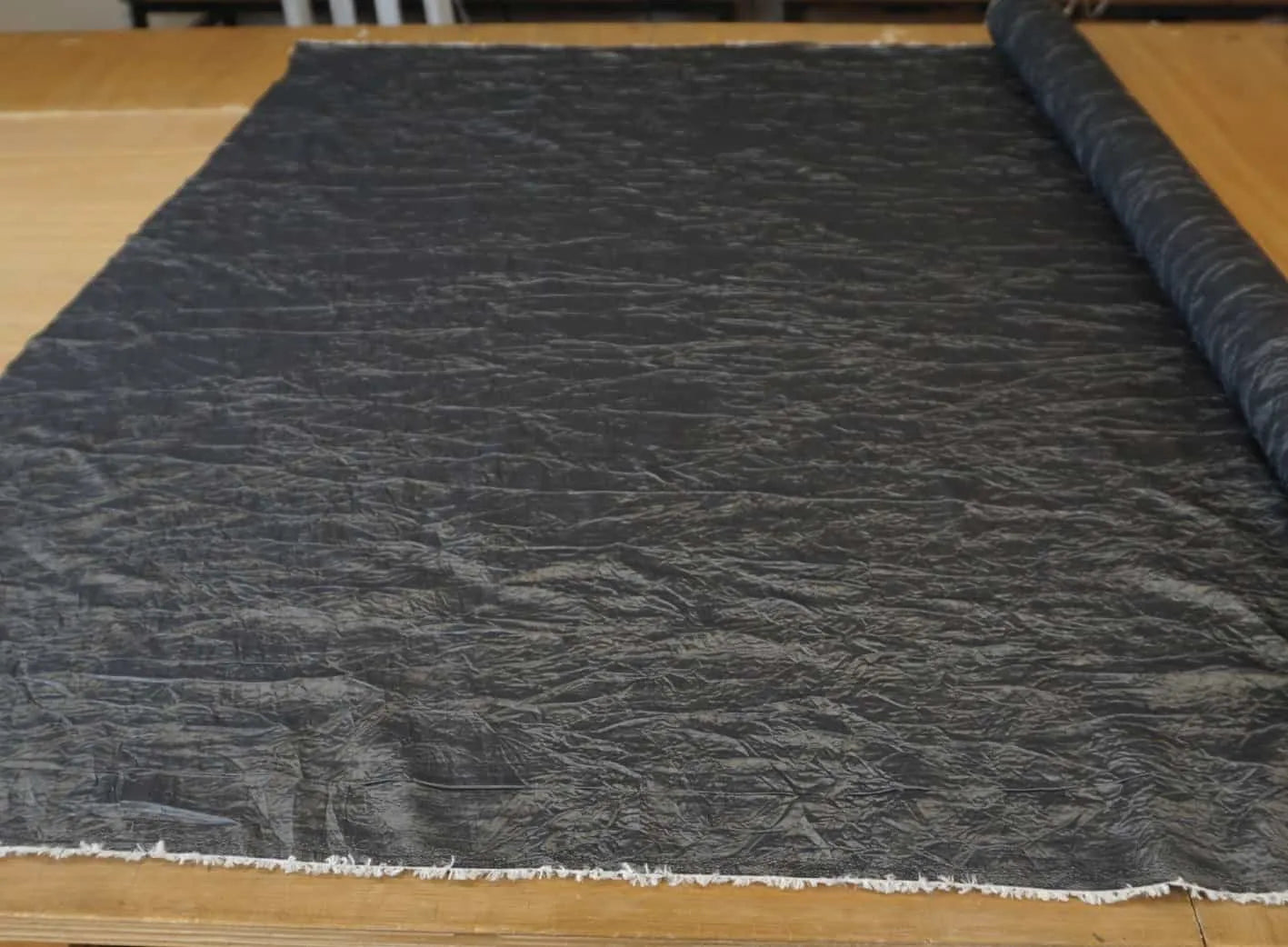 Black & Sliver Taffeta