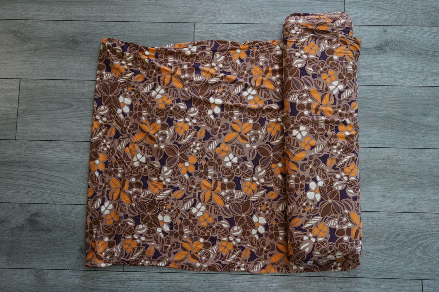 Vintage Floral Jersey Fabric