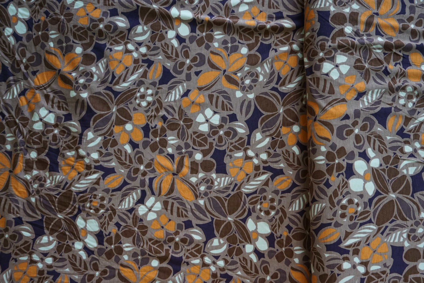 Vintage Floral Jersey Fabric