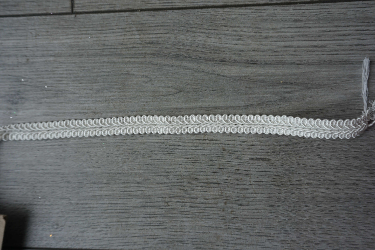 White Gimp Braid Trim