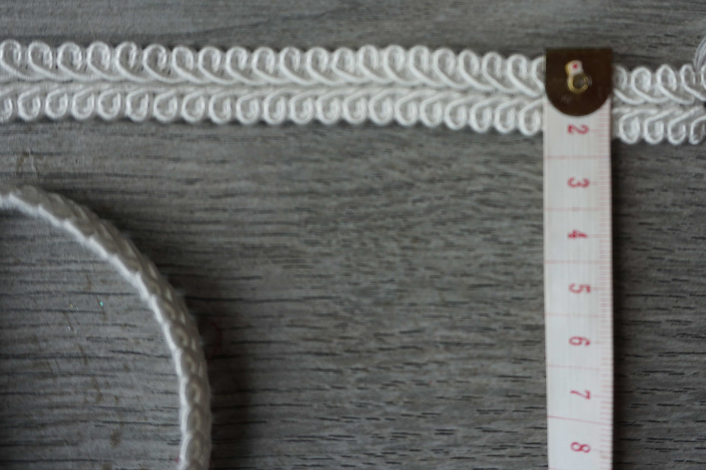 White Gimp Braid Trim