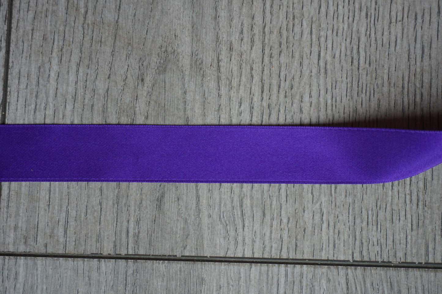 Purple Satin Ribbon