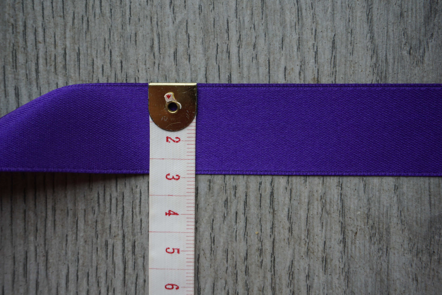 Purple Satin Ribbon