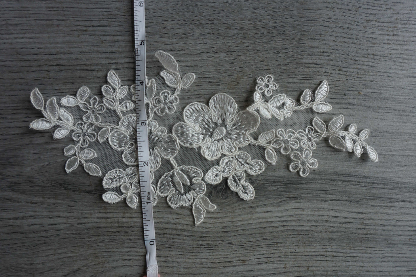 Light Ivory Lace Appliqué