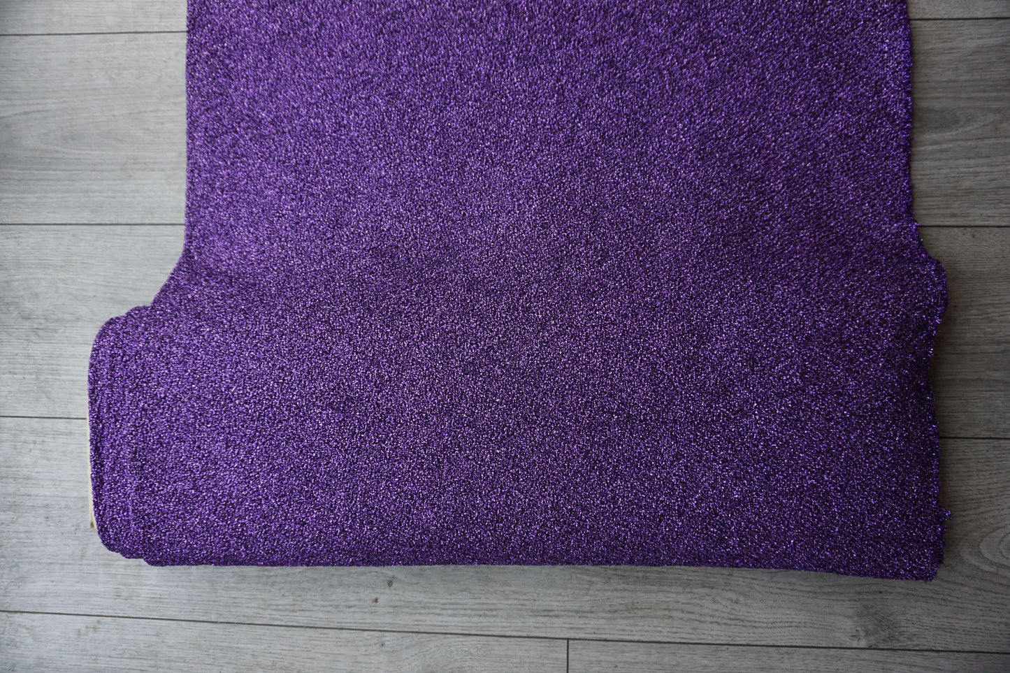 Metallic Purple Knit Fabric