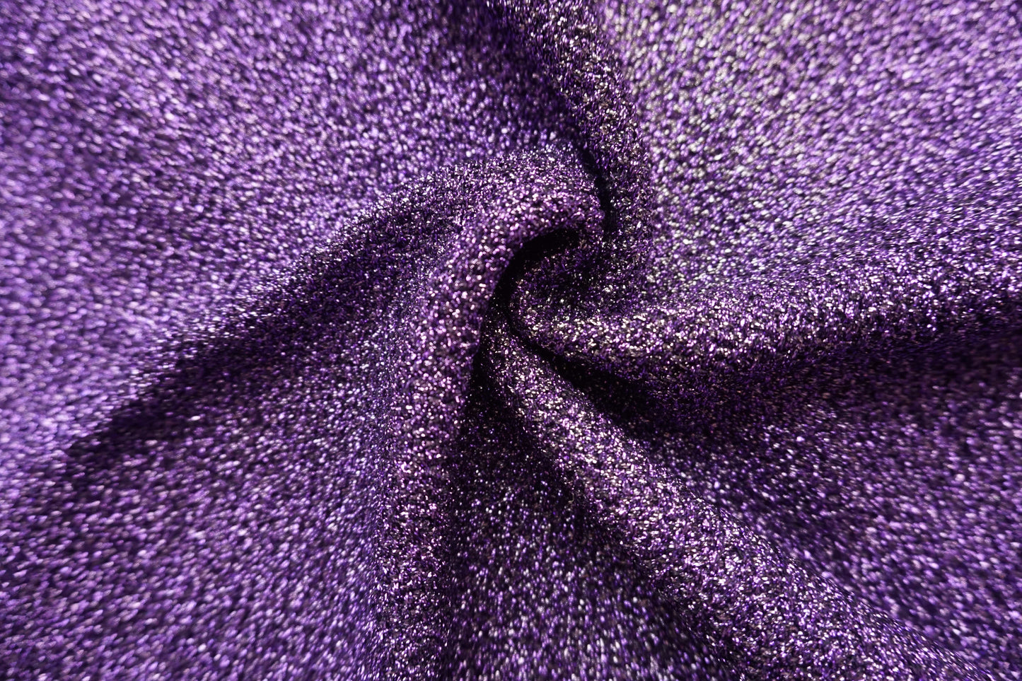 Metallic Purple Knit Fabric
