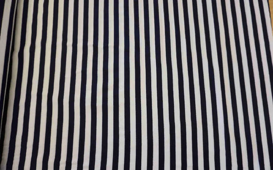 Navy & White Stripe Jersey