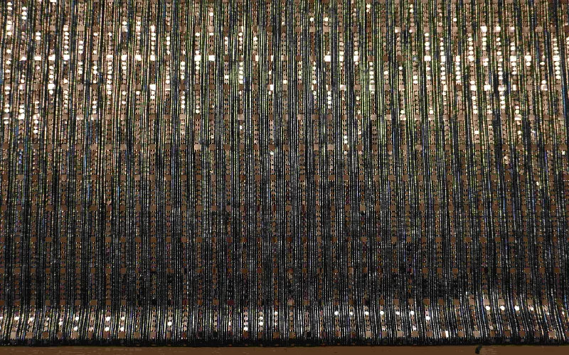Sequin Bronze Pleated Jersey