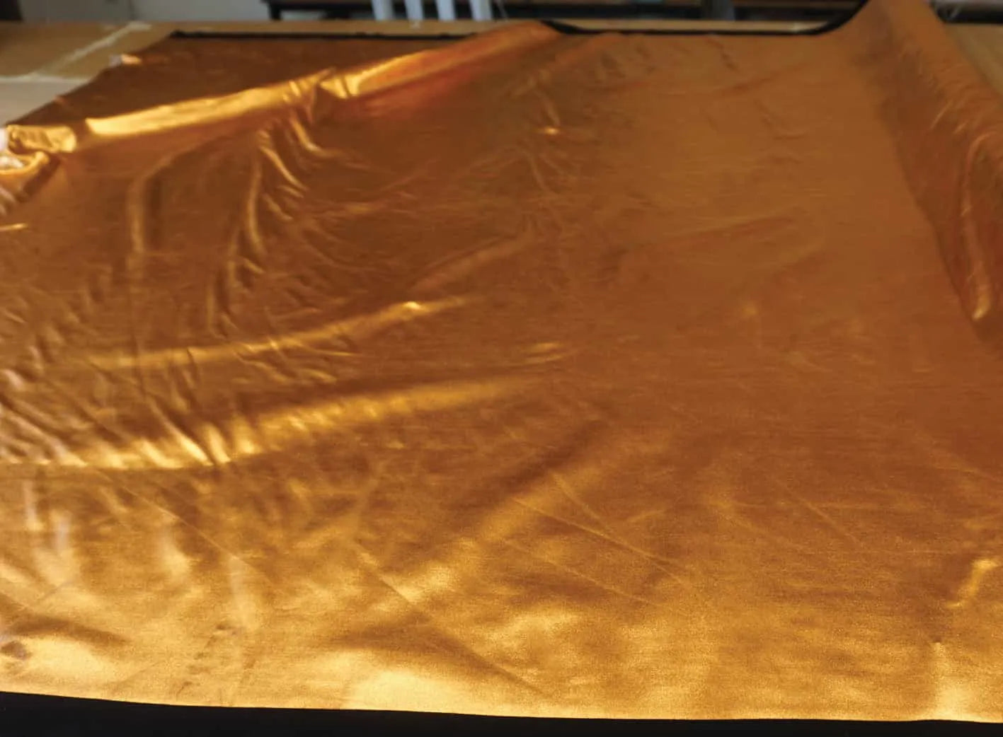 Metallic Orange Lycra