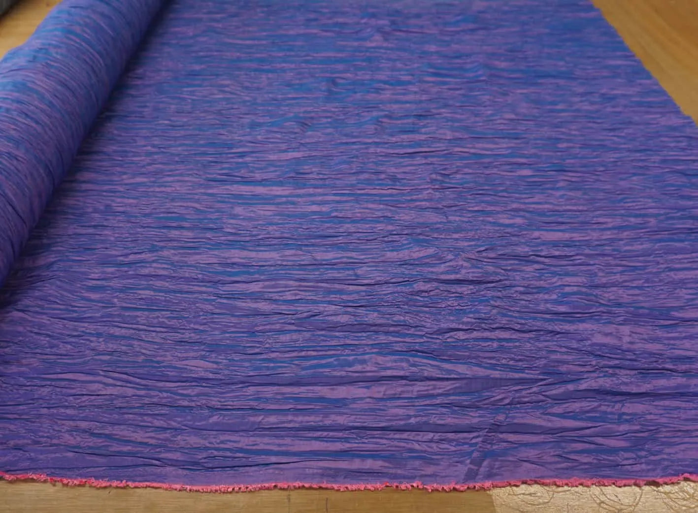 Purple Crushed Taffeta